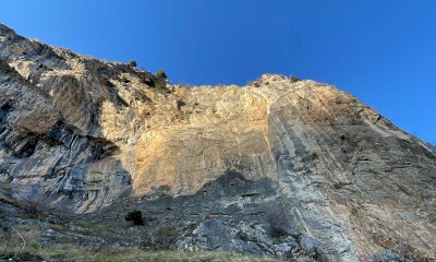 Chiude temporaneamente il settore centrale della falesia di Andonno