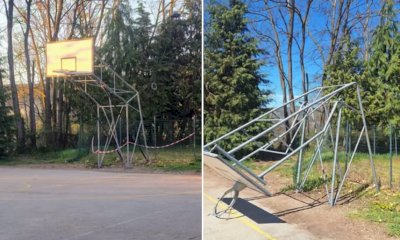 Ceva, ripristinato il canestro al Parco del Tirassegno: era stato danneggiato