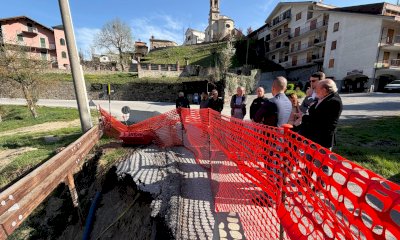 Sopralluogo del consigliere provinciale Pietro Danna su tre interventi finanziati nelle valli Monregalesi