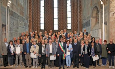 Alba, celebrate le nozze d’oro delle coppie che si sono sposate nel 1976