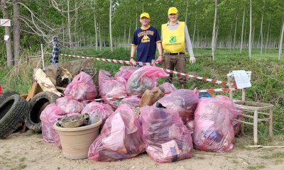 Volontari di Legambiente in azione: il rio Caudano ripulito dai rifiuti abbandonati