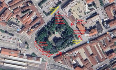 Viabilità modificata a Bra: intervento urgente tra piazza Roma e via Trento e Trieste