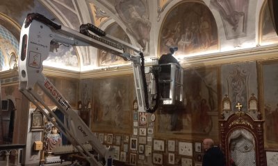 Nuovo impianto elettrico al Santuario di Monserrato: riapertura prevista per maggio