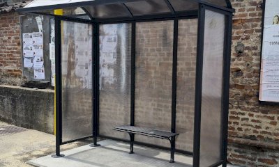 Genola, nuova pensilina in via Cussino