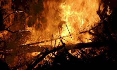 Incendio a Monastero di Vasco: boschi in fiamme in zona Giacobba