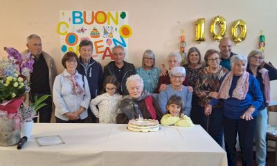 Carrù, festa per i 100 anni di Maddalena Filippi: un secolo di vita tra America e Italia