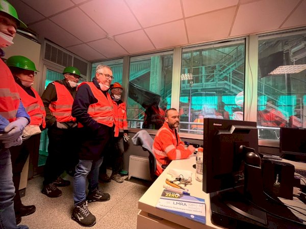 La visita dell'assessore Gallo alle cave