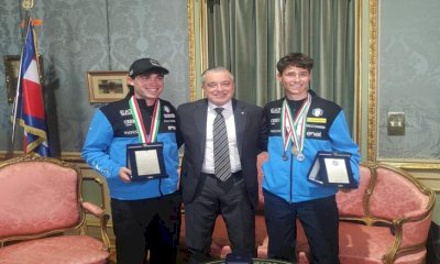 I cuneesi Marco Barale e Nicola Giordano ricevuti a Palazzo Lascaris