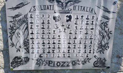 A Piozzo targhe commemorative con l'immagine del Duce, AVS Cuneo: 