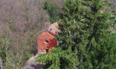 Morozzo, in corso i lavori di messa in sicurezza della sponda nord del Santuario del Bricchetto