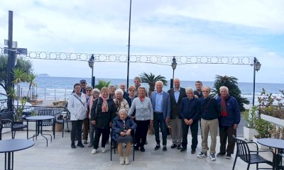 Soggiorno marino a Laigueglia: la visita degli amministratori ai partecipanti di Cherasco