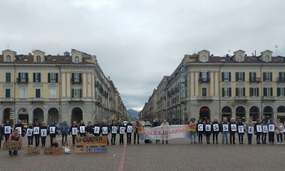 Un presidio in solidariet&agrave; della Flotilla a Cuneo con le Donne in cammino per la pace