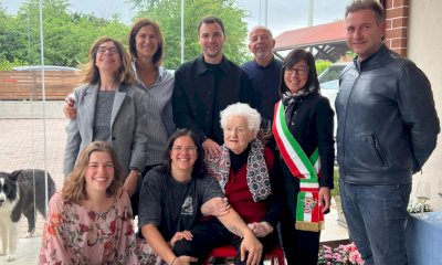 Cuneo celebra i 100 anni della signora Drusiana Mignoli