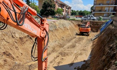 Bra: in corso di realizzazione la vasca di laminazione per lo smaltimento delle acque meteoriche