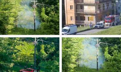 Cavo abbattuto dal vento, incendio a San Michele Mondov&igrave;: frazione San Paolo resta al buio (FOTO)