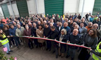 Taglio del nastro per il biodigestore di Borgo San Dalmazzo: "Una promessa mantenuta"