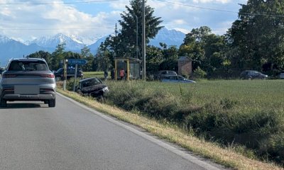 Incidente sulla provinciale tra Villafalletto e Tarantasca: coinvolte almeno due auto
