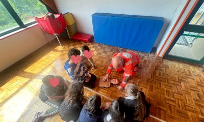 Primo soccorso a scuola: gli alunni di Sale delle Langhe incontrano la Croce Bianca di Ceva