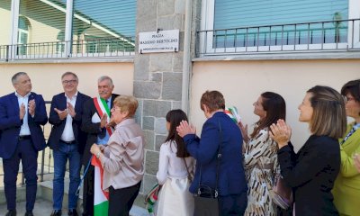 Bastia Mondov&igrave; inaugura la nuova piazza delle Scuole e la intitola a Massimo Bertolino