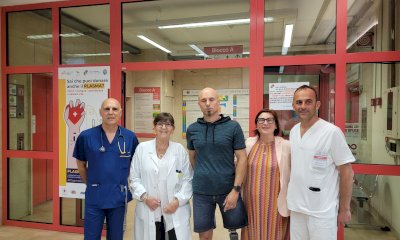 L&rsquo;atleta paralimpico Diego Colombari testimonial della donazione di plasma all&rsquo;ospedale di Cuneo