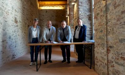 Il Castello Reale di Casotto sigla il protocollo d&rsquo;intesa con la Societ&agrave; di Studi Storici di Cuneo
