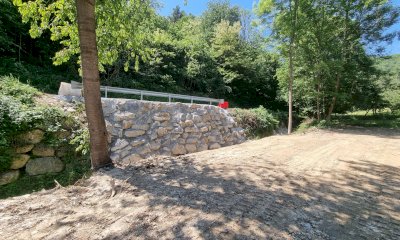 Garessio, in dirittura d'arrivo la nuova scogliera in frazione Bastianetti
