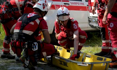 A Sampeyre l&rsquo;esercitazione provinciale dell&rsquo;Area Operazioni, Emergenza e Soccorsi della CRI
