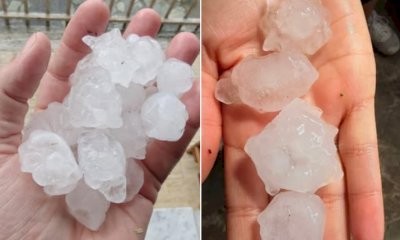 Grandine anche a Clavesana: chicchi di notevoli dimensioni durante il temporale in Langa
