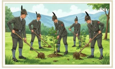 Gli Alpini piantano 20 tigli a Farigliano: un monumento vivo tra memoria e futuro