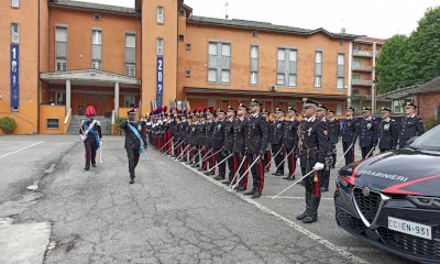I Carabinieri di Cuneo celebrano i 212 anni dell'Arma: nell'ultimo anno arresti su del 49 per cento