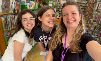 Savigliano: Katia, Carlotta e Margherita terminano il SCU in biblioteca 