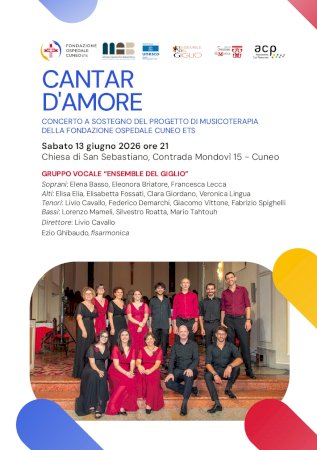 Locandina concerto Cantar d'amore dell'Ensemble del Giglio