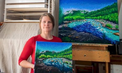 Finger paintings: la pittrice estone Keili Major presenta la prima opera del progetto “Anno Tanaro”