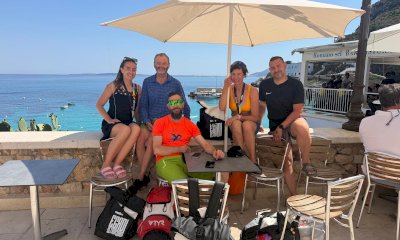 Nuoto, il cheraschese Elio Sicca alla staffetta del giro dell&rsquo;isola di Levanzo