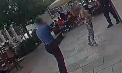Urla e spintoni ai carabinieri, poi il taser: il video shock in corso Giolitti