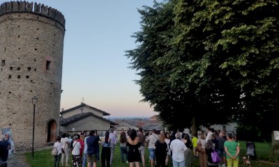 Valeria Camosso e Federico Raviolo impreziosiscono la torre nel parco del Castello di Envie