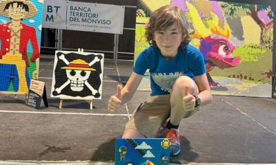 Il cuneese Leandro Colombari vince con la sua costruzione con i Lego a Carmagnola
