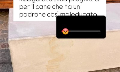 "Qui non c'&egrave; pi&ugrave; decoro": nuovo arredo pubblico di Mondov&igrave; subito sporcato