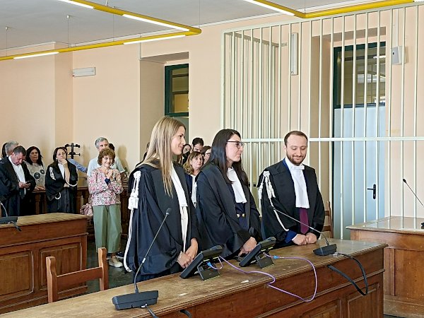 L'insediamento dei nuovi magistrati