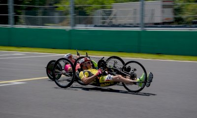 Handbike, il presidente della Passo Tallone scende in pista e fa benissimo a Monza 