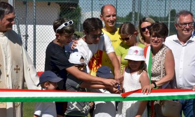 A Borgo San Dalmazzo inaugurata la nuova area sportiva di via Grande Torino