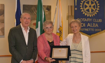 Orsola Bonino riceve il Premio Rotary Alba 2026