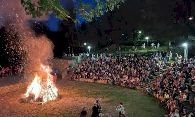 Borgo San Dalmazzo, all'anfiteatro di Monserrato il fal&ograve; di San Giovanni