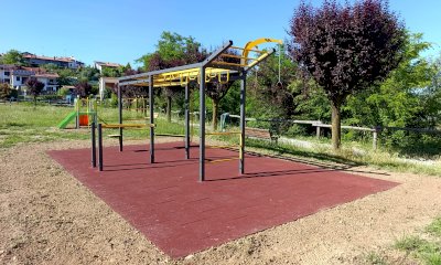 Nuova area fitness all'aperto a Monastero di Vasco: un affaccio panoramico sul benessere