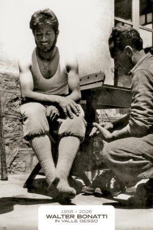 Walter Bonatti alle Terme di Valdieri