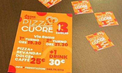 Cuneo, al via Drink Art: nella prima serata anche "Pizza del Cuore" per la Terapia Intensiva Neonatale