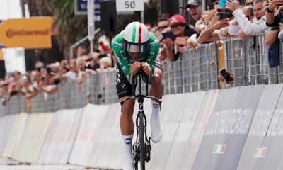 Ciclismo, nessuna sorpresa nella crono Vicoforte-Barolo: Filippo Ganna campione italiano