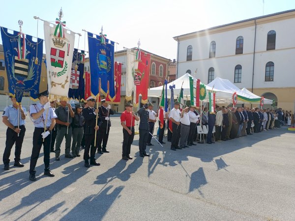 La cerimonia della Guardia di Finanza