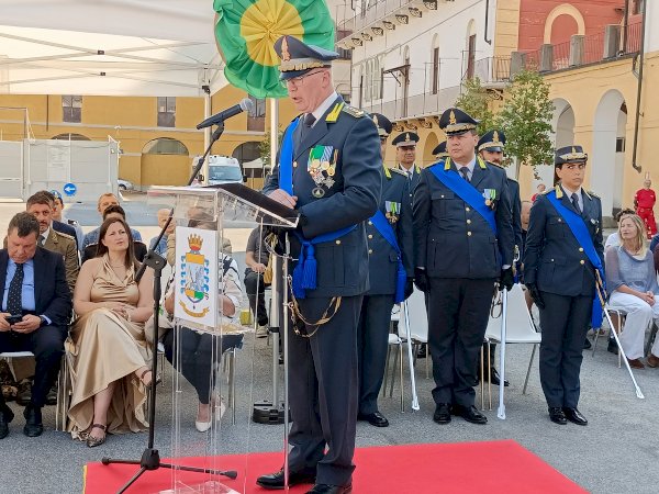 La cerimonia della Guardia di Finanza