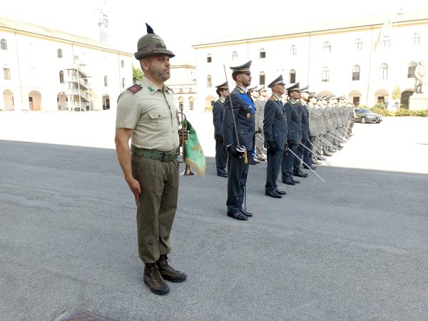La cerimonia della Guardia di Finanza